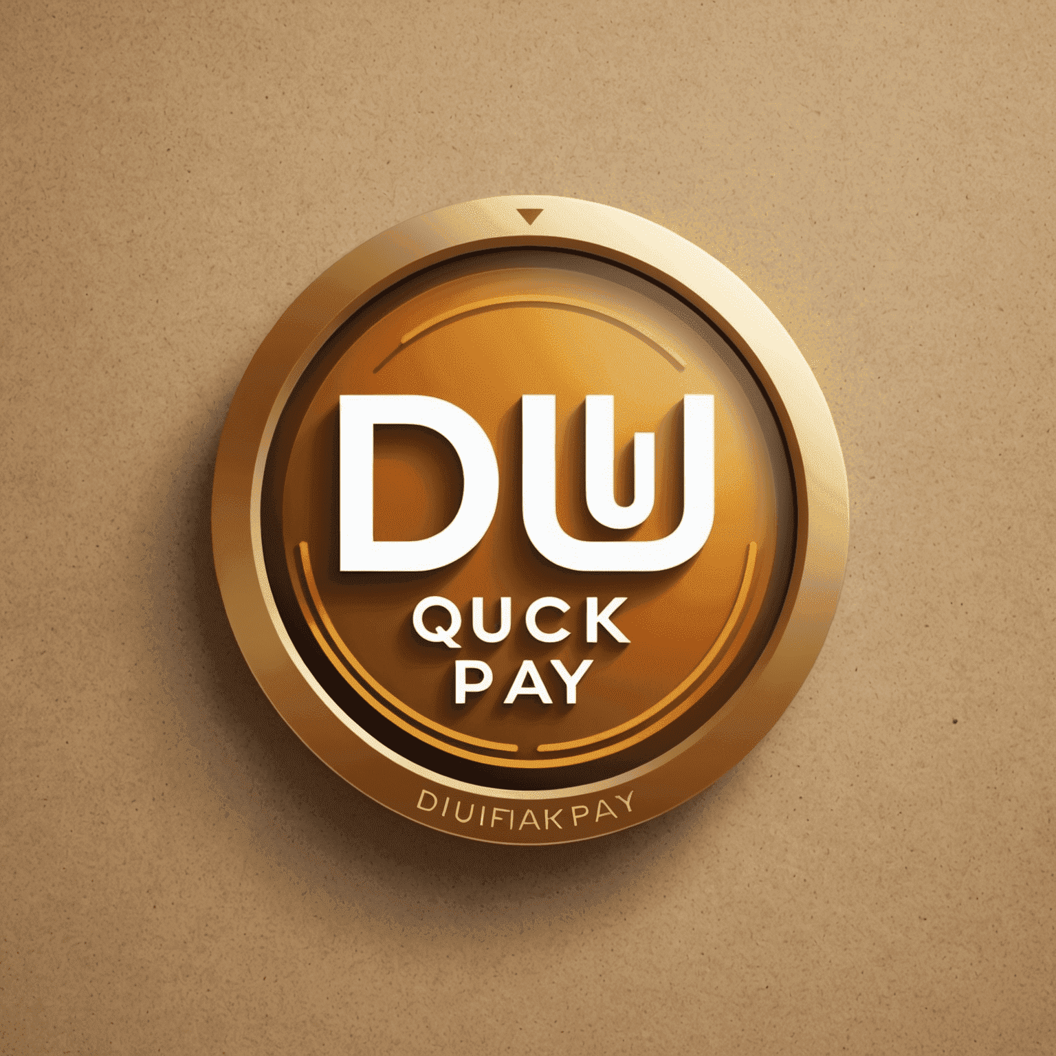 du Quick Pay logo with flowing animation and rounded, energetic design