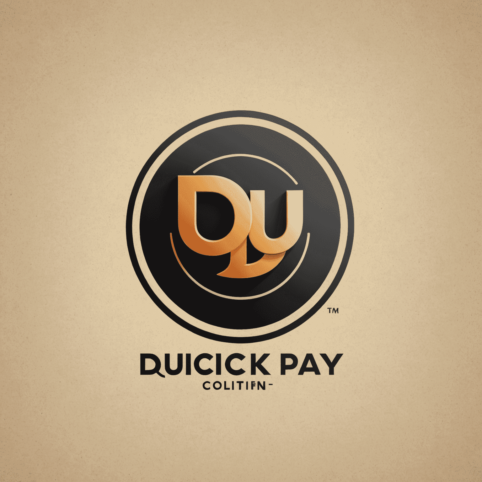 du Quick Pay logo with flowing animation and rounded, energetic design